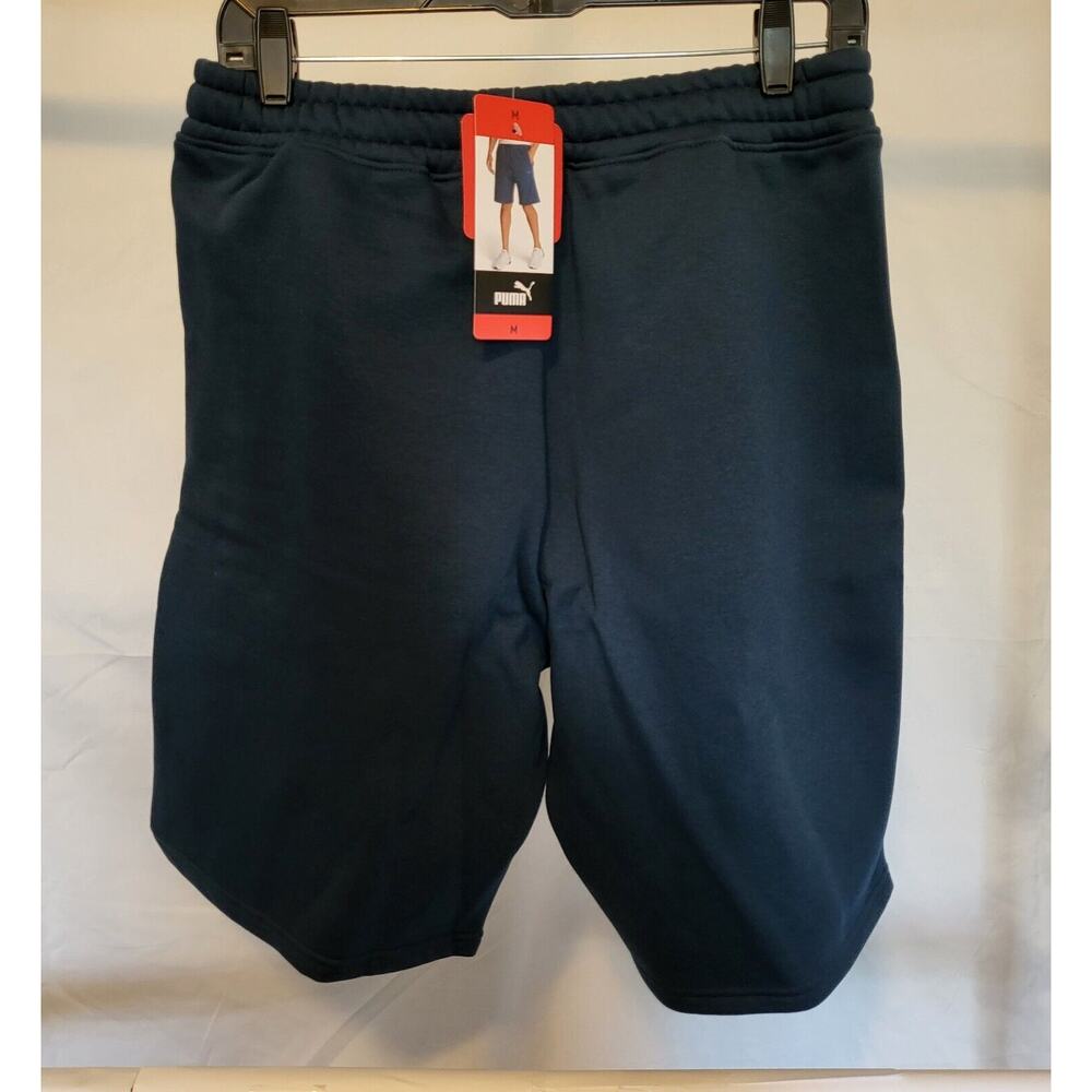 PUMA Men’s Embossed Fleece Short Inseam 10" Blue |Medium
